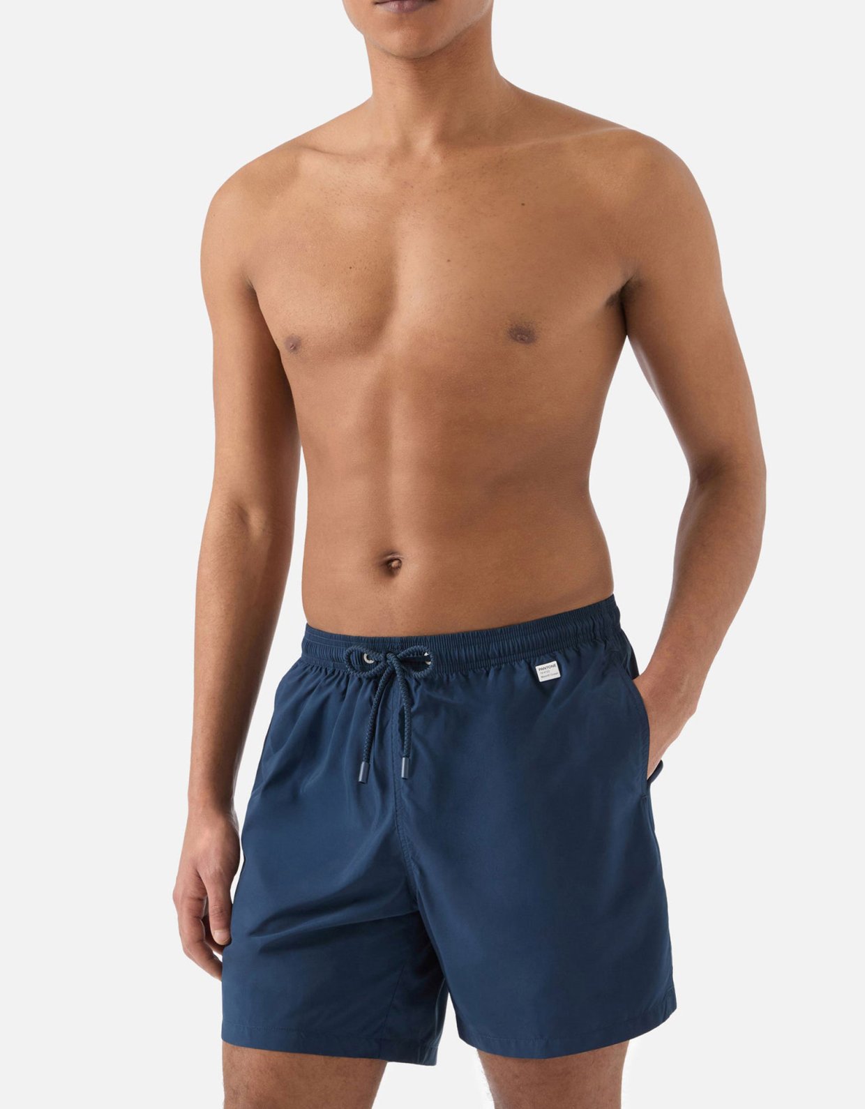 MC2 Saint Barth Lighting pantone swim shorts in solid dark blue