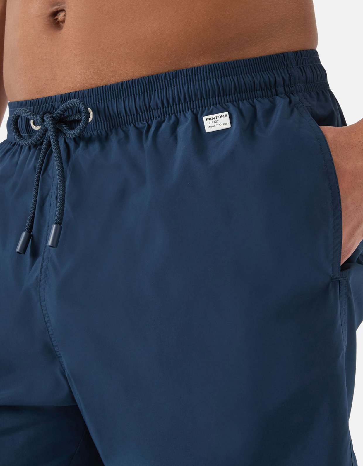 MC2 Saint Barth Lighting pantone swim shorts in solid dark blue