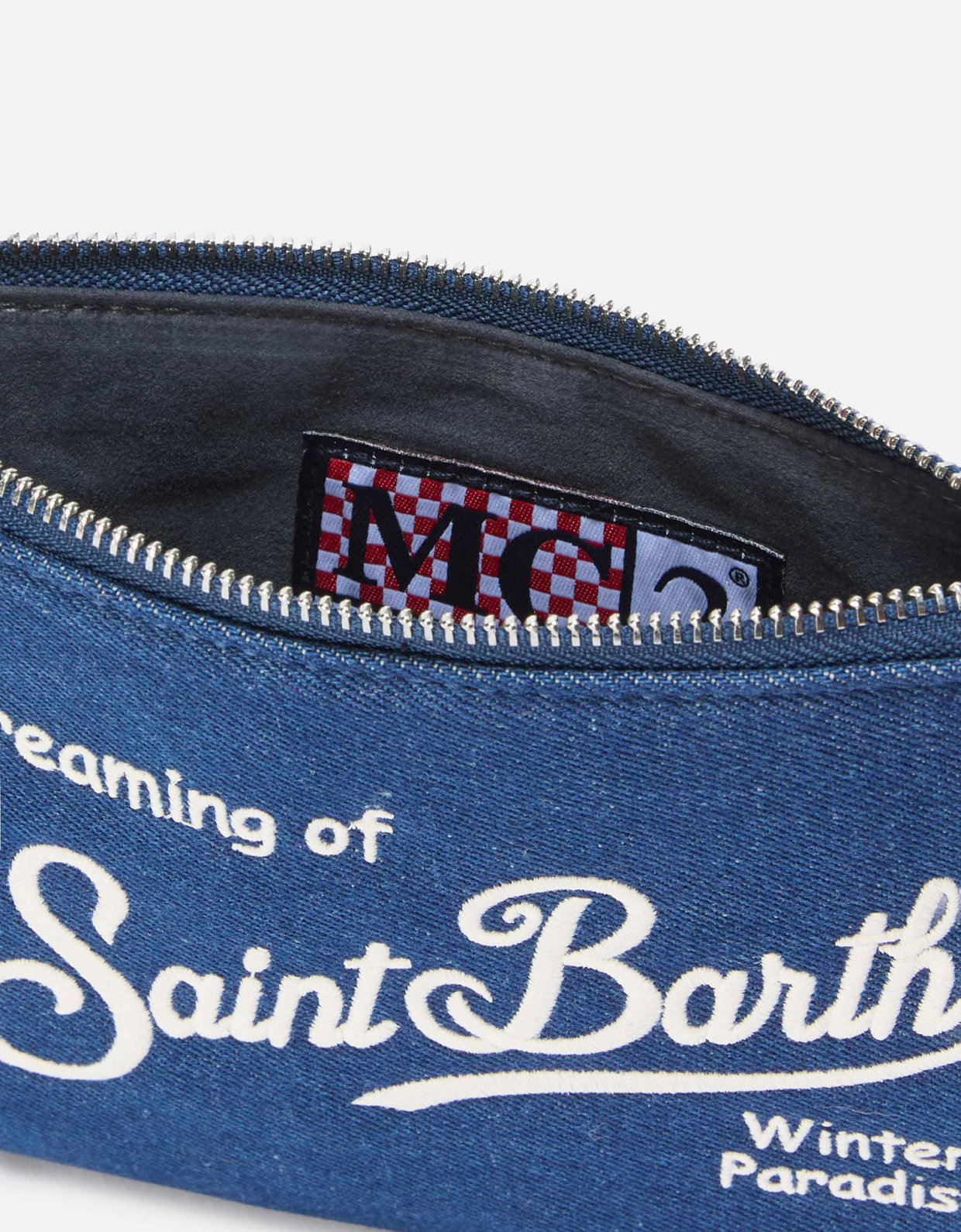 MC2 Saint Barth Parisienne mini shoulder bag in denim