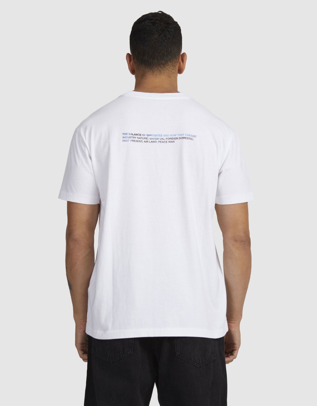 Rvca Palm tv t-shirt white