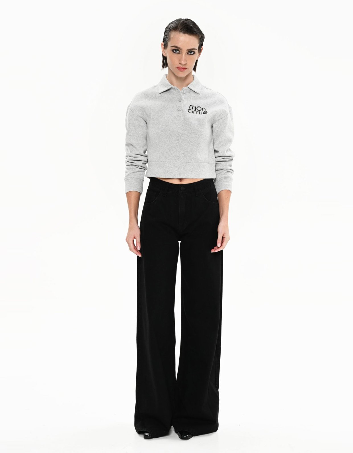 Sac Jeans Belen black denim pants