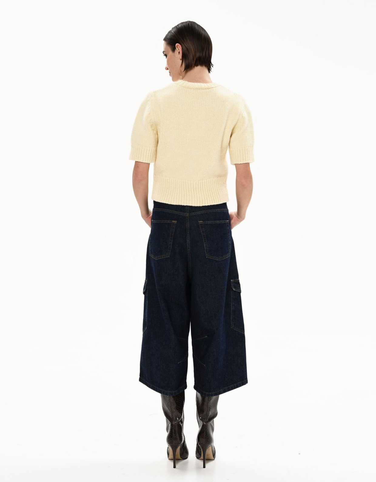 Sac Jeans Mars long bermuda ocean blue