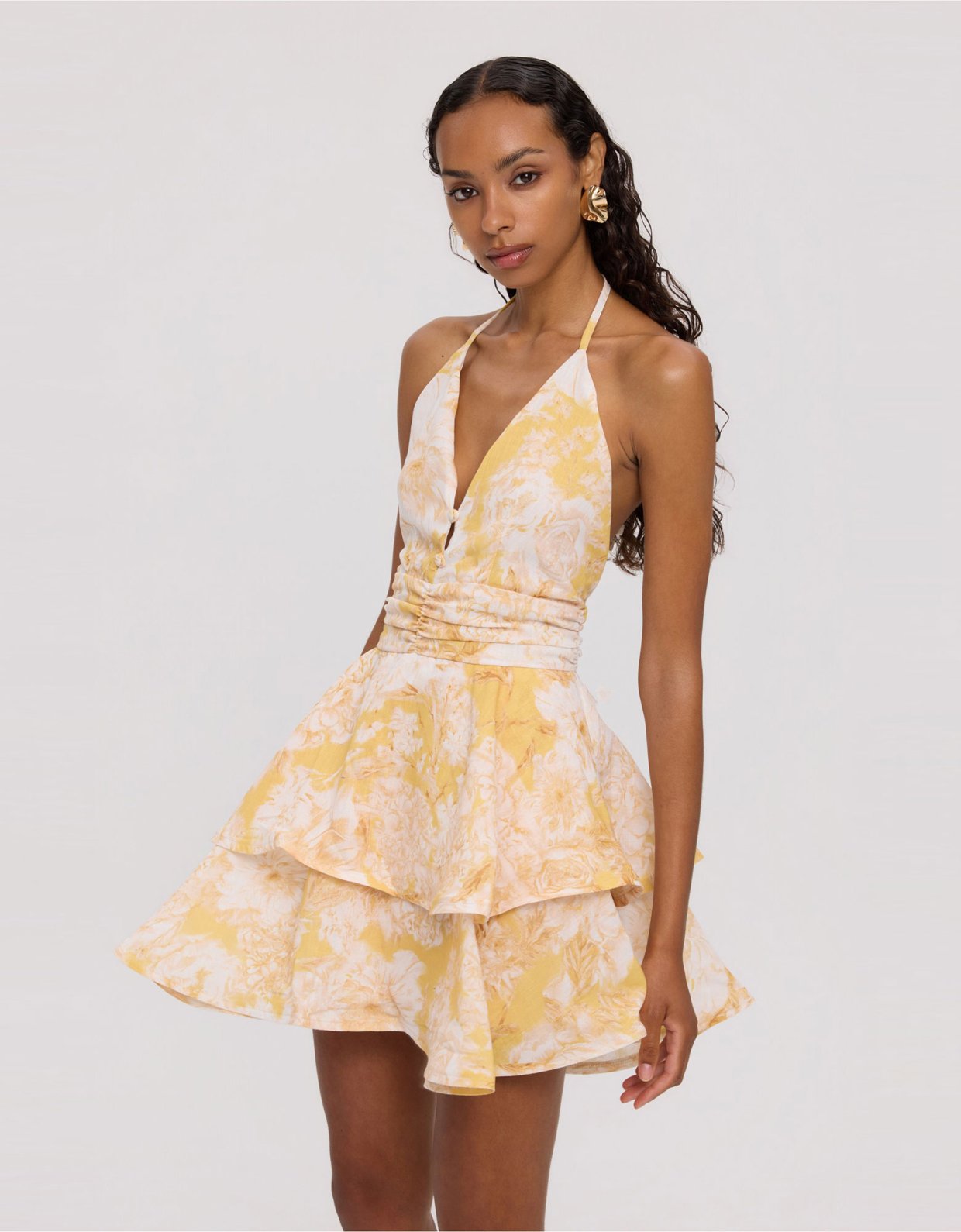 Ciel Concept Solene linen mini dress