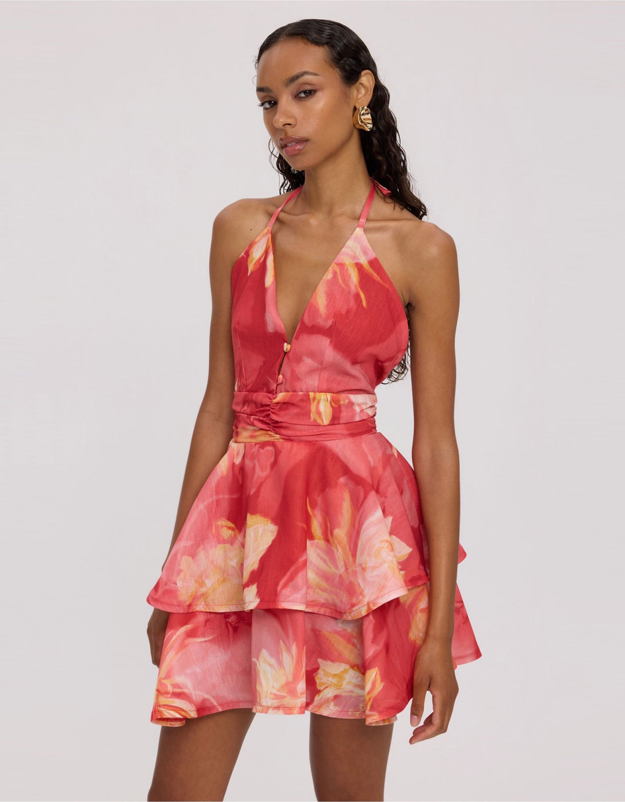 Ciel Concept Sunkissed linen mini dress