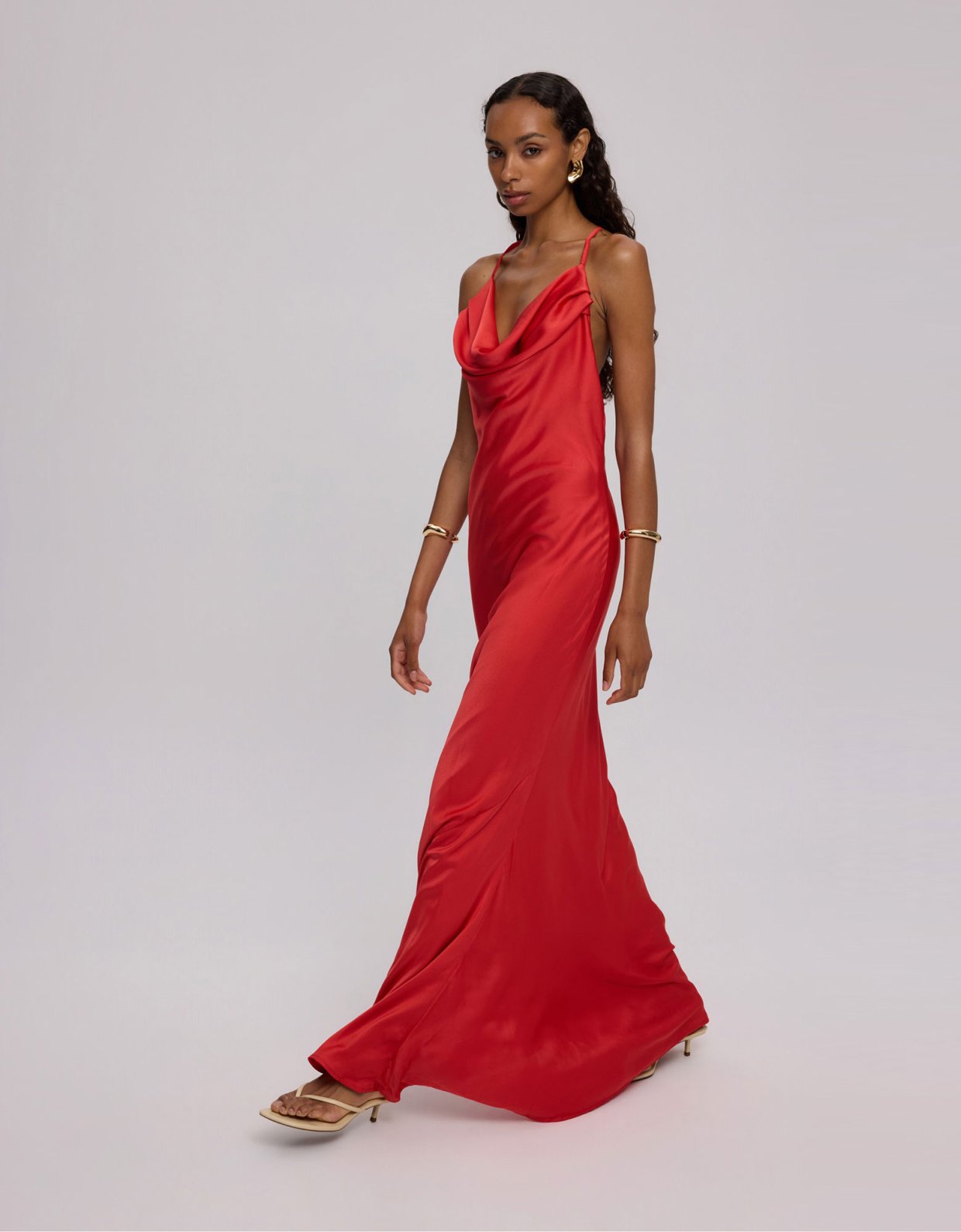 Ciel Concept Effie backless dress red
