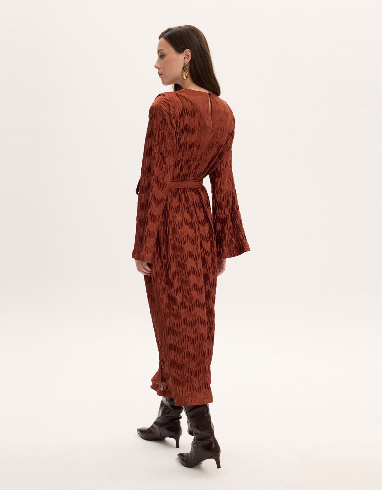 Ciel Concept Sophia midi plisse dress