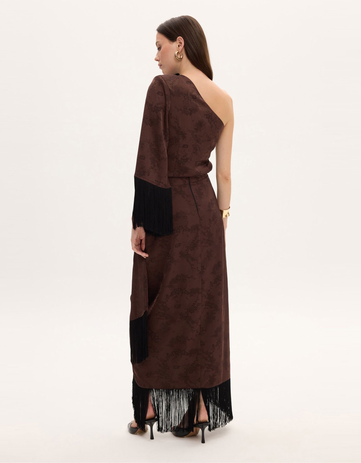 Ciel Concept Blair brown skirt with fringes