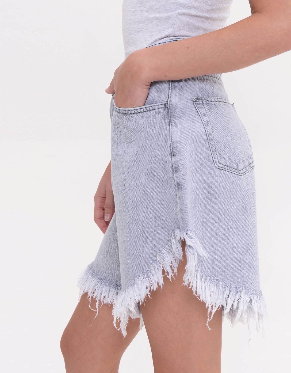 Sac Jeans Domna shorts platinum grey