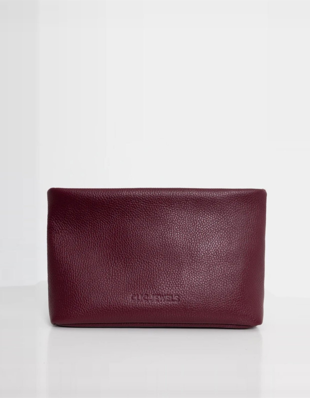 Clic Jewels Emma zipper clutch Bordeaux dolaro