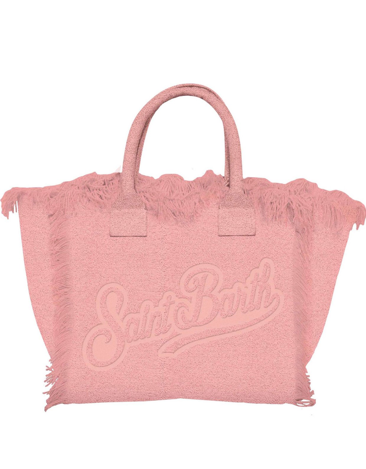 MC2 Saint Barth Coral solid color terry effect Vanity regular bag