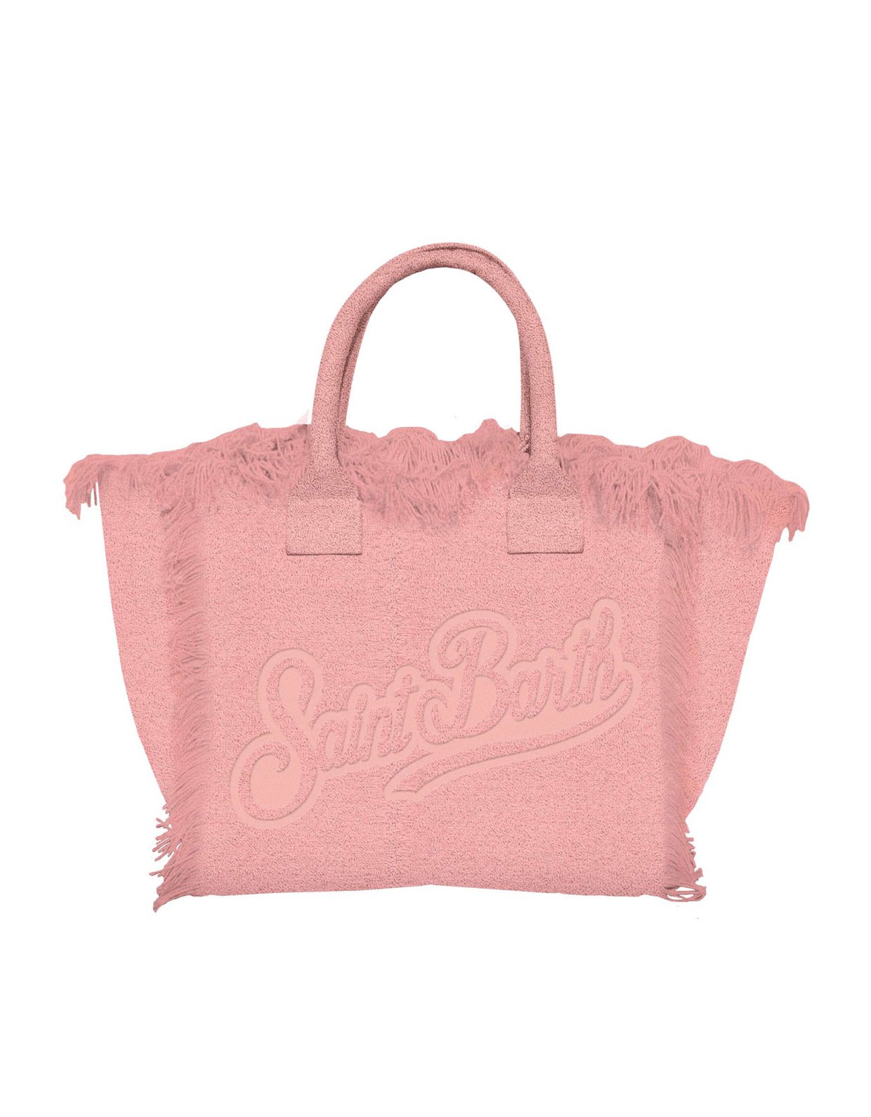 MC2 Saint Barth Coral solid color terry effect Vanity regular bag
