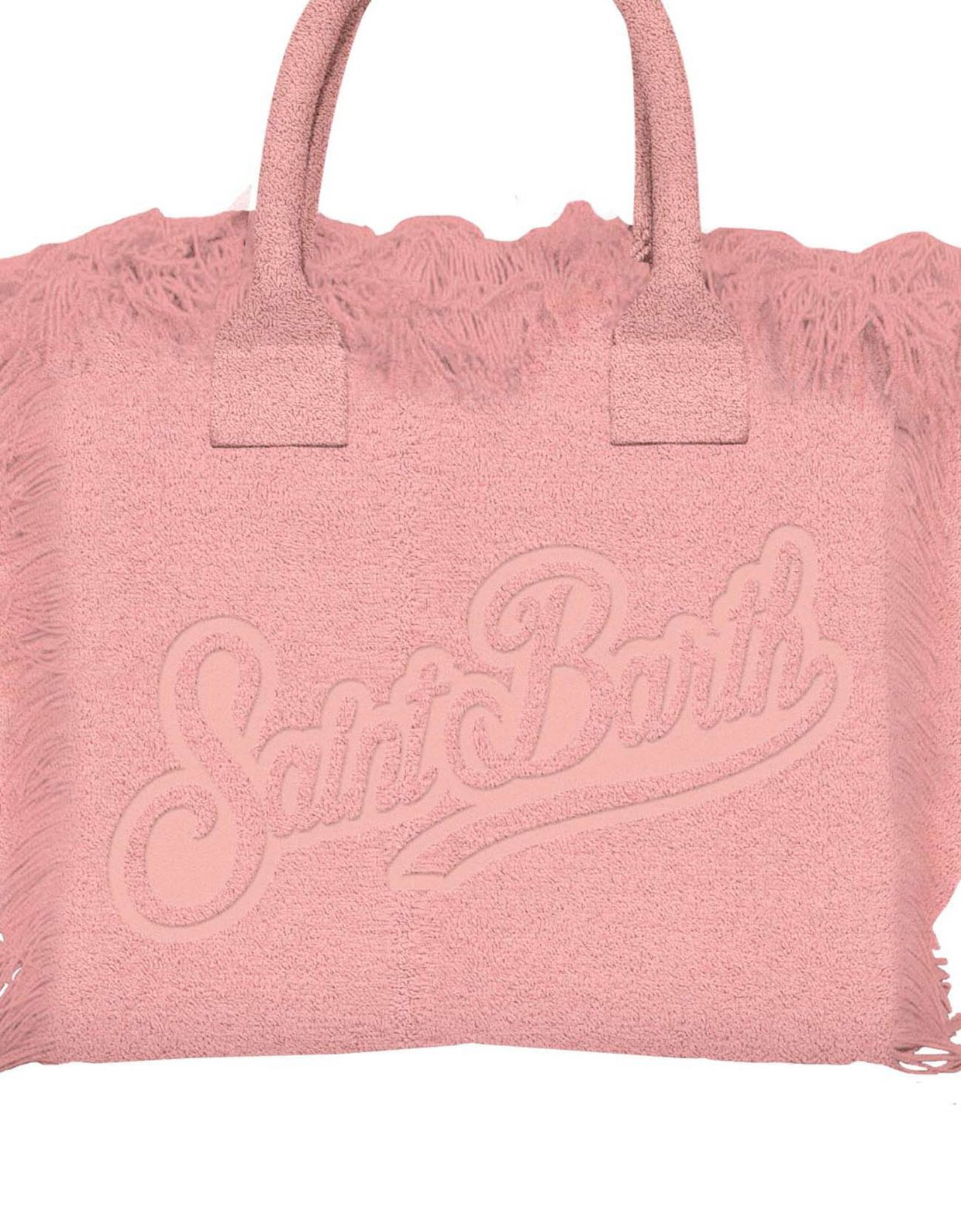 MC2 Saint Barth Coral solid color terry effect Vanity regular bag