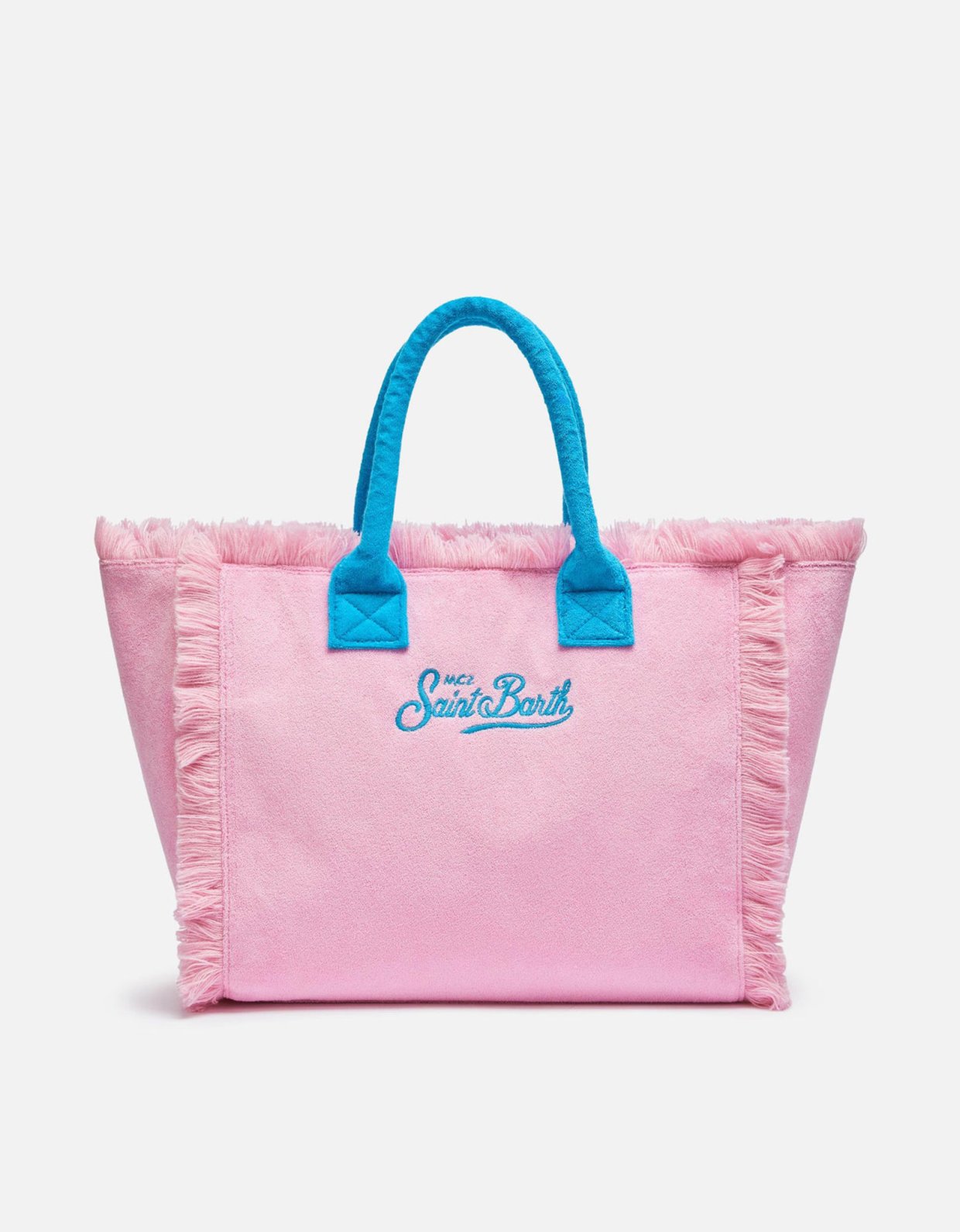 MC2 Saint Barth Vanity pink terry sponge tote bag