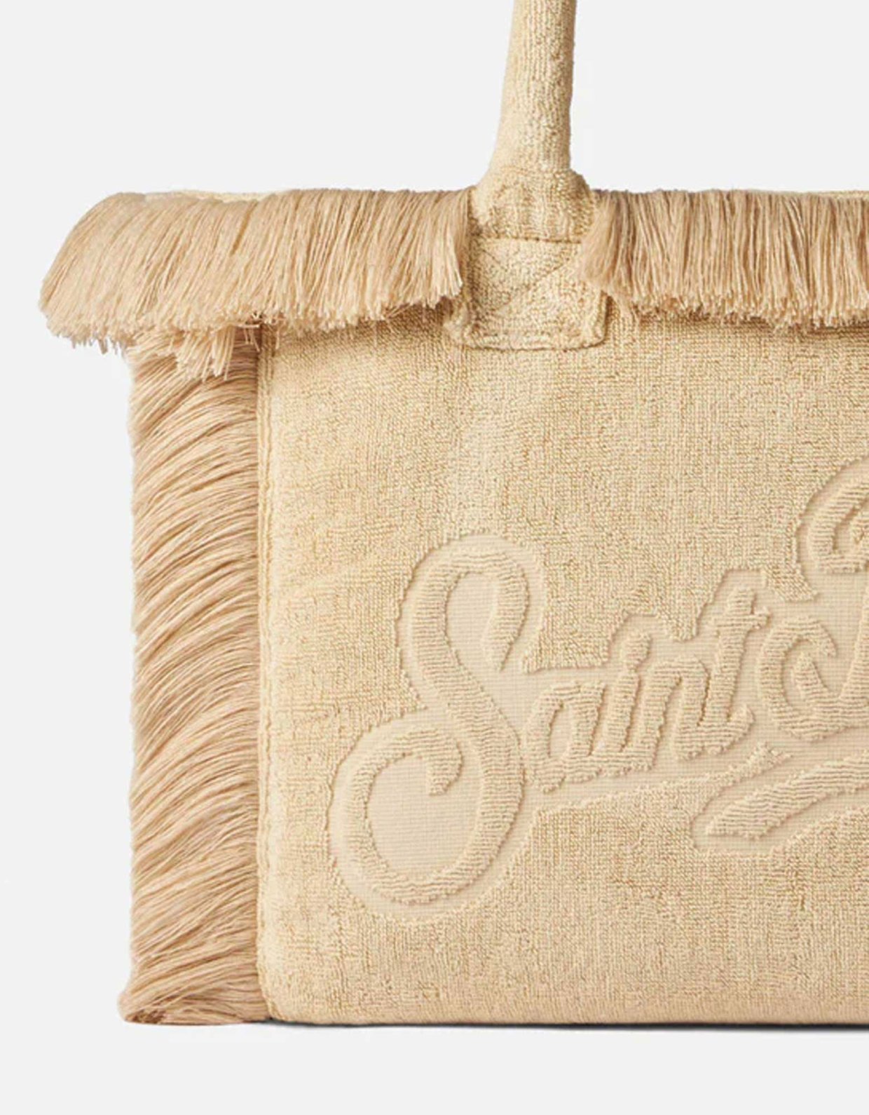 MC2 Saint Barth Vanity terry embossed bag beige