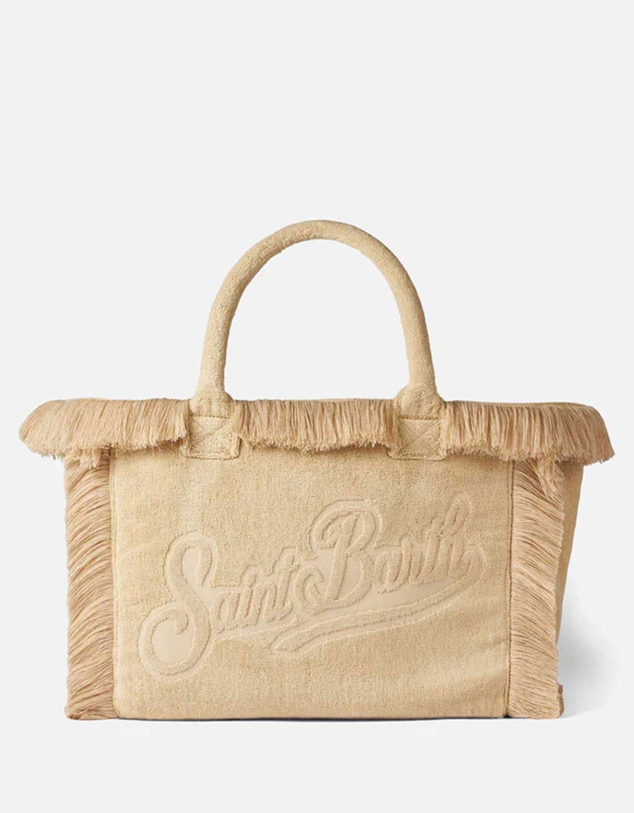 MC2 Saint Barth Vanity terry embossed bag beige
