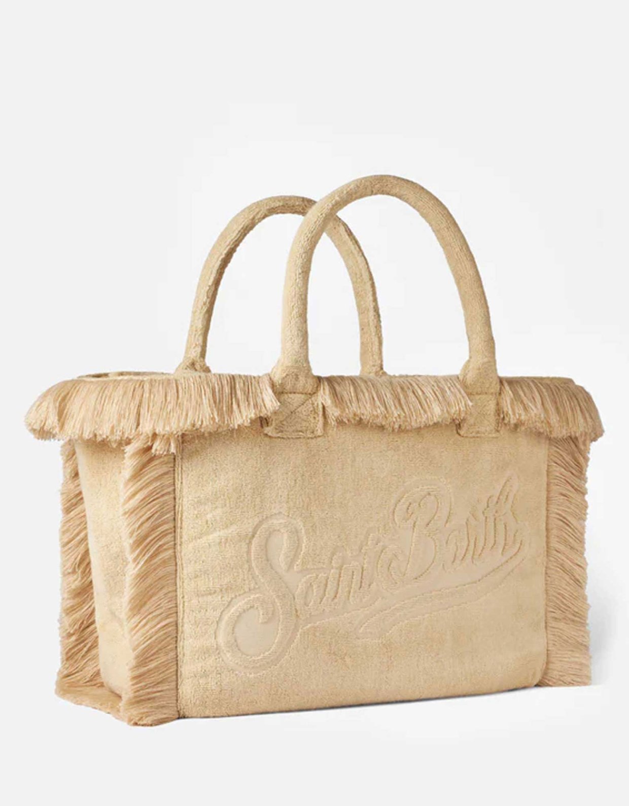MC2 Saint Barth Vanity terry embossed bag beige