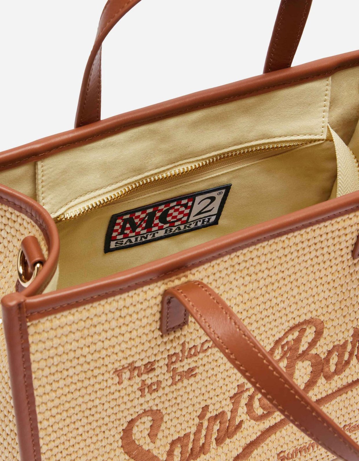 MC2 Saint Barth Vivian beige straw handbag