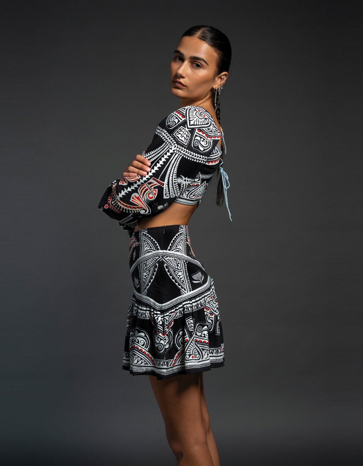 Peace & Chaos Nazca flowy skirt