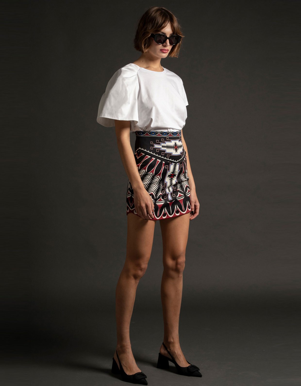 Peace & Chaos Ojibwa short skirt