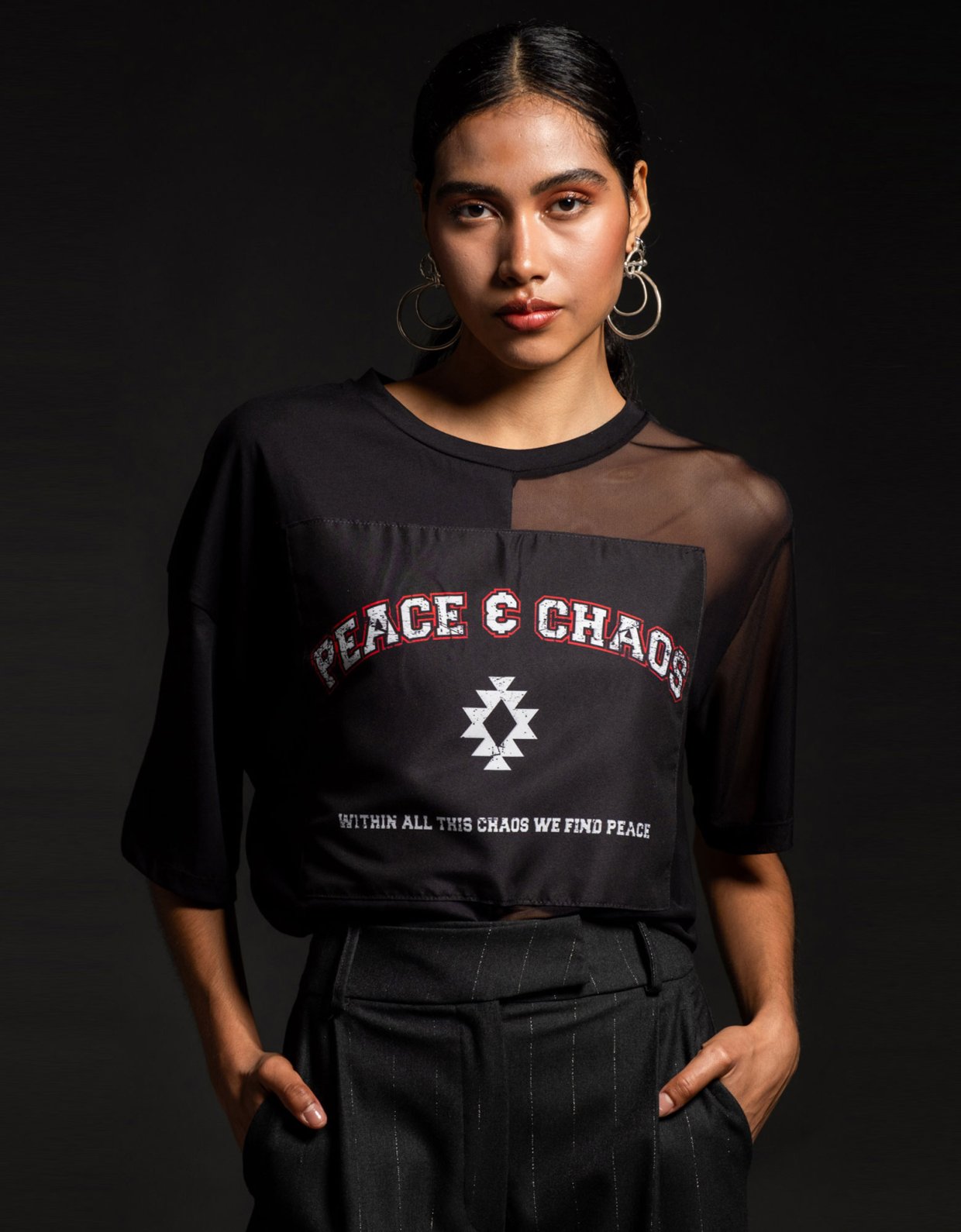 Peace & Chaos Statement t-shirt