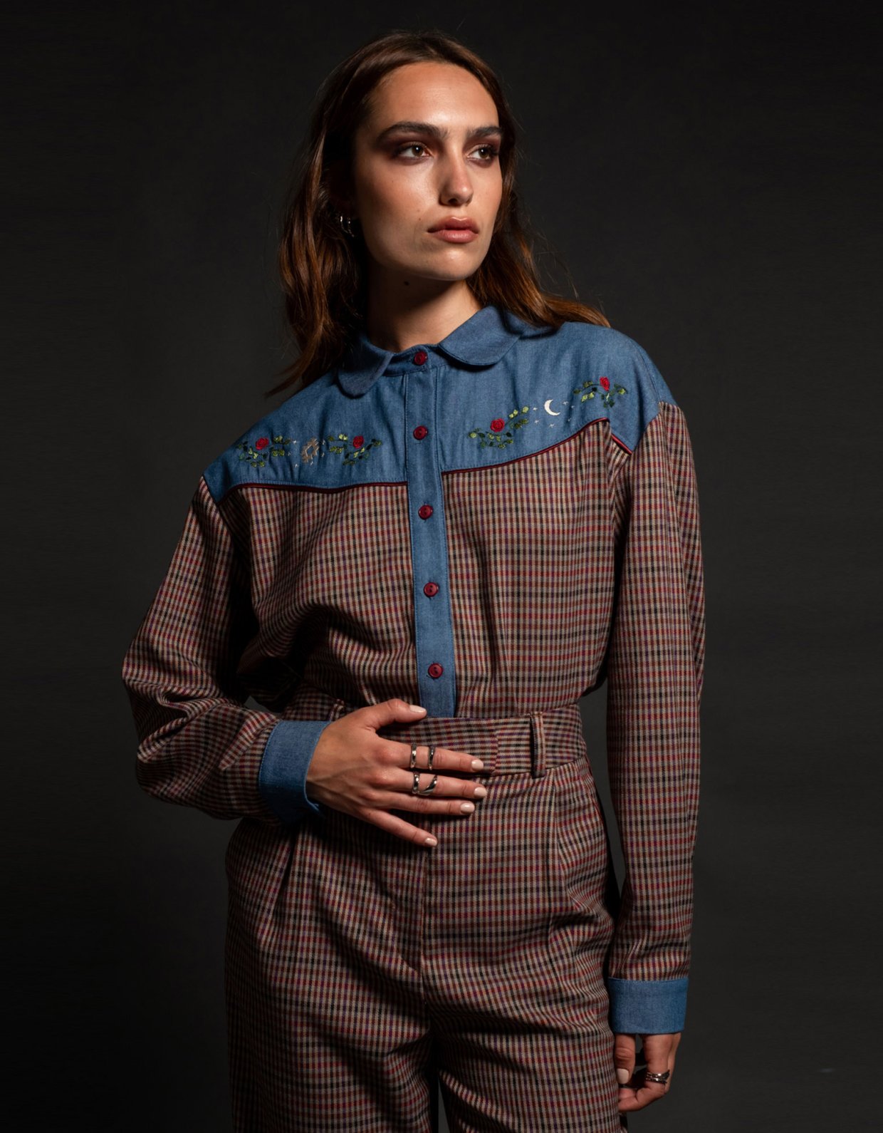 Peace & Chaos Tartan shirt