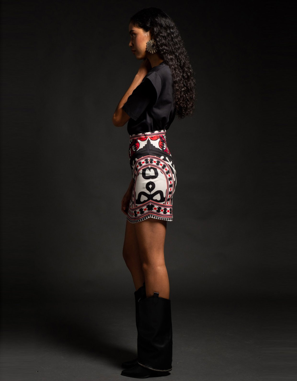 Peace & Chaos Enigma mini skirt