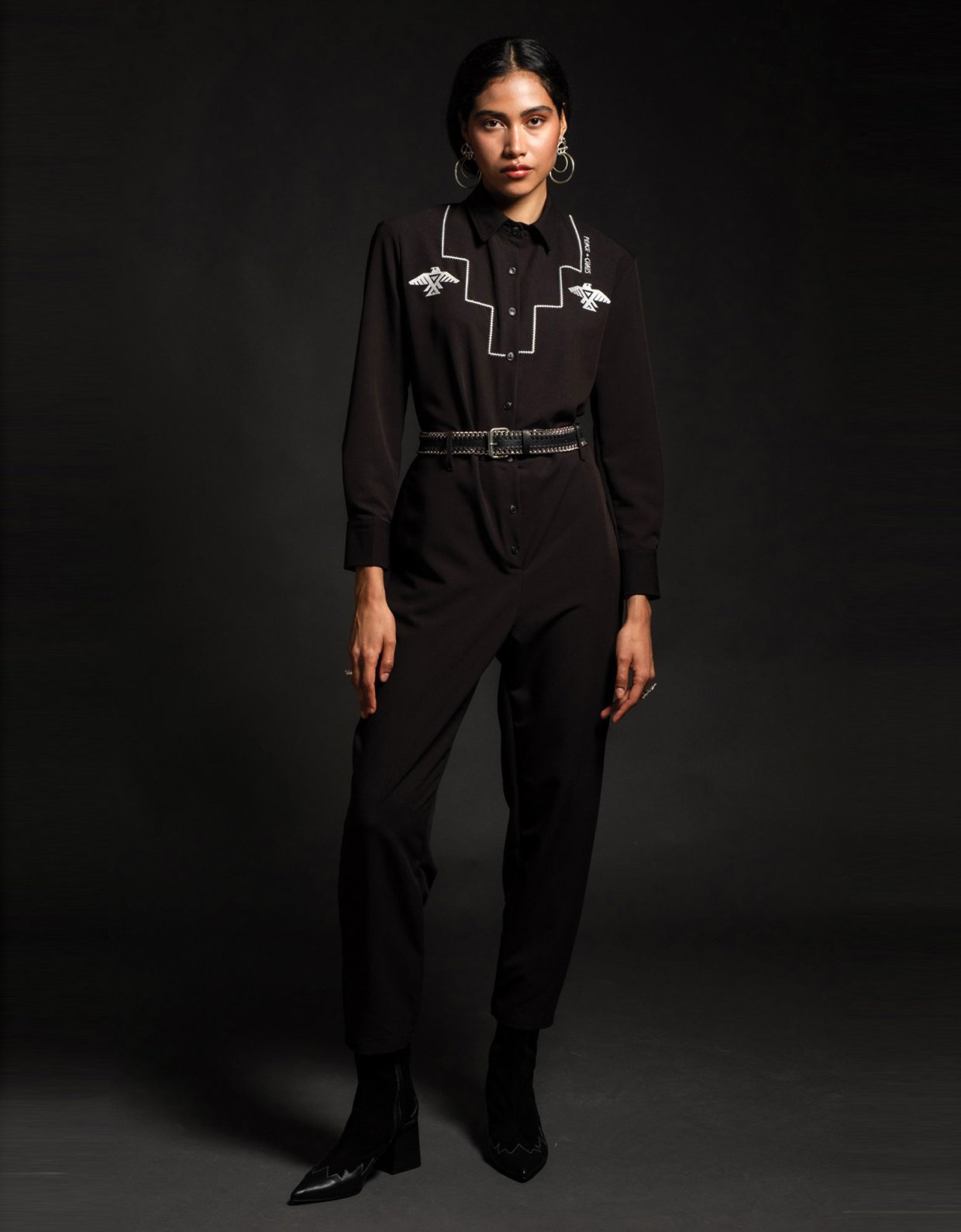 Peace & Chaos Spirit  jumpsuit embroidery