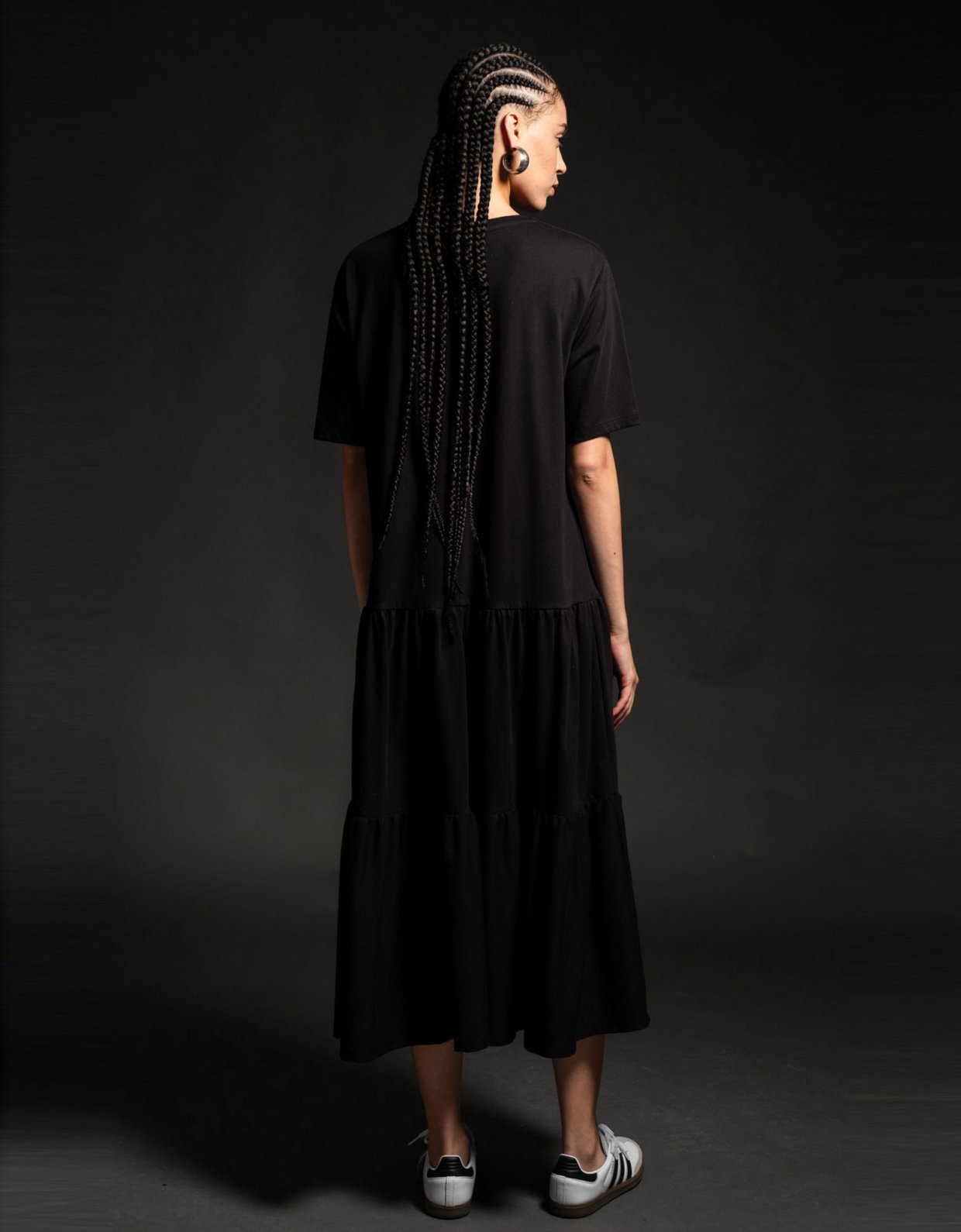 Peace & Chaos Miracle long dress black