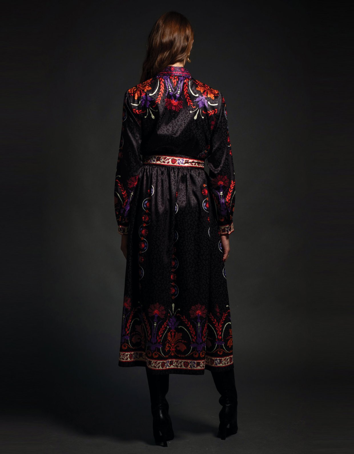 Peace & Chaos Romanticism shirt-dress silky