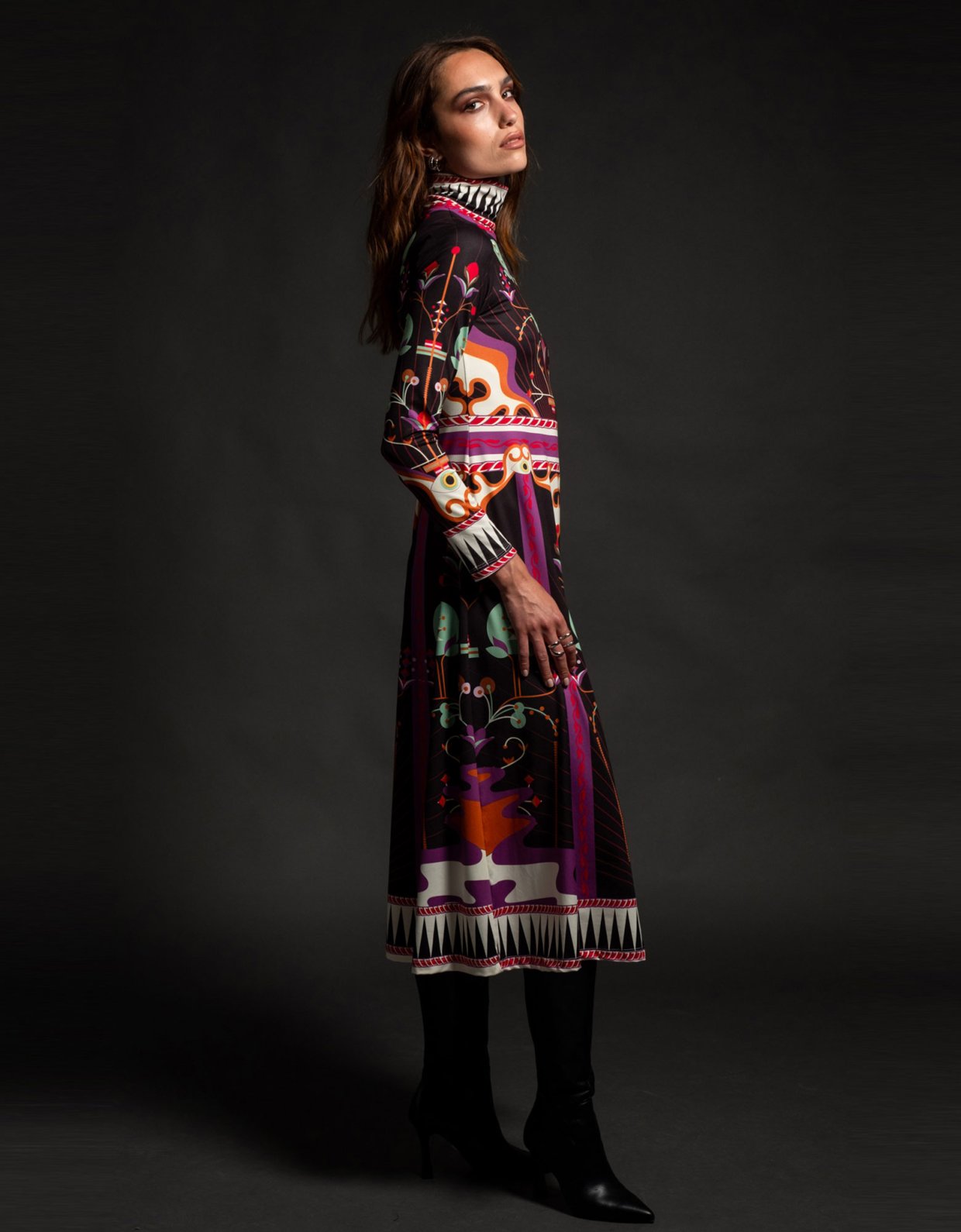 Peace & Chaos Stem long dress