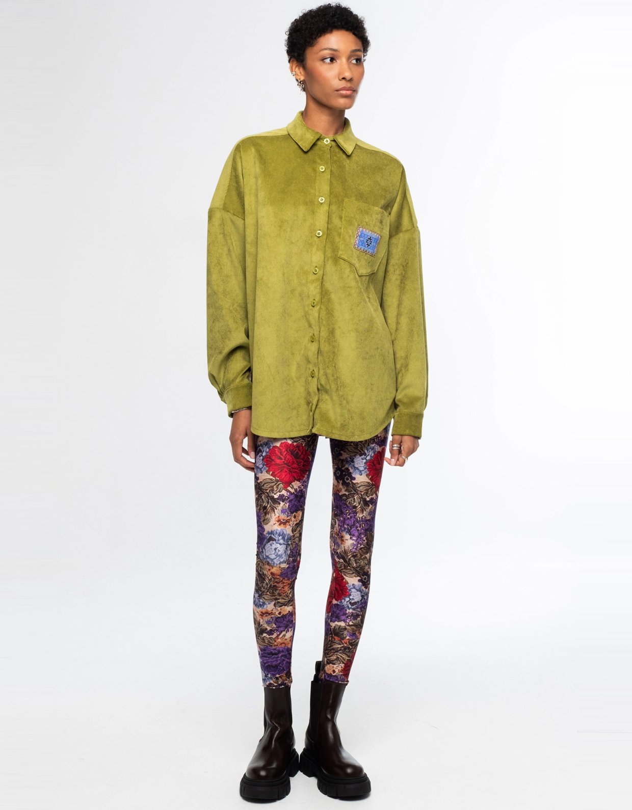 Peace and Chaos Tapestry shirt corduroy