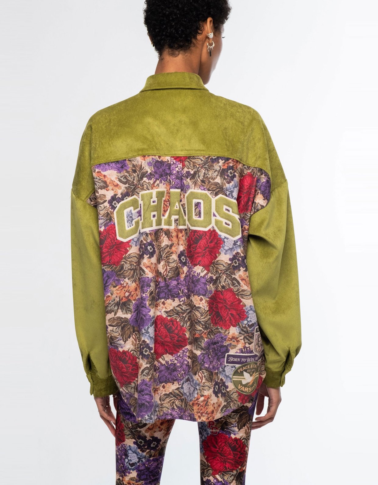 Peace and Chaos Tapestry shirt corduroy