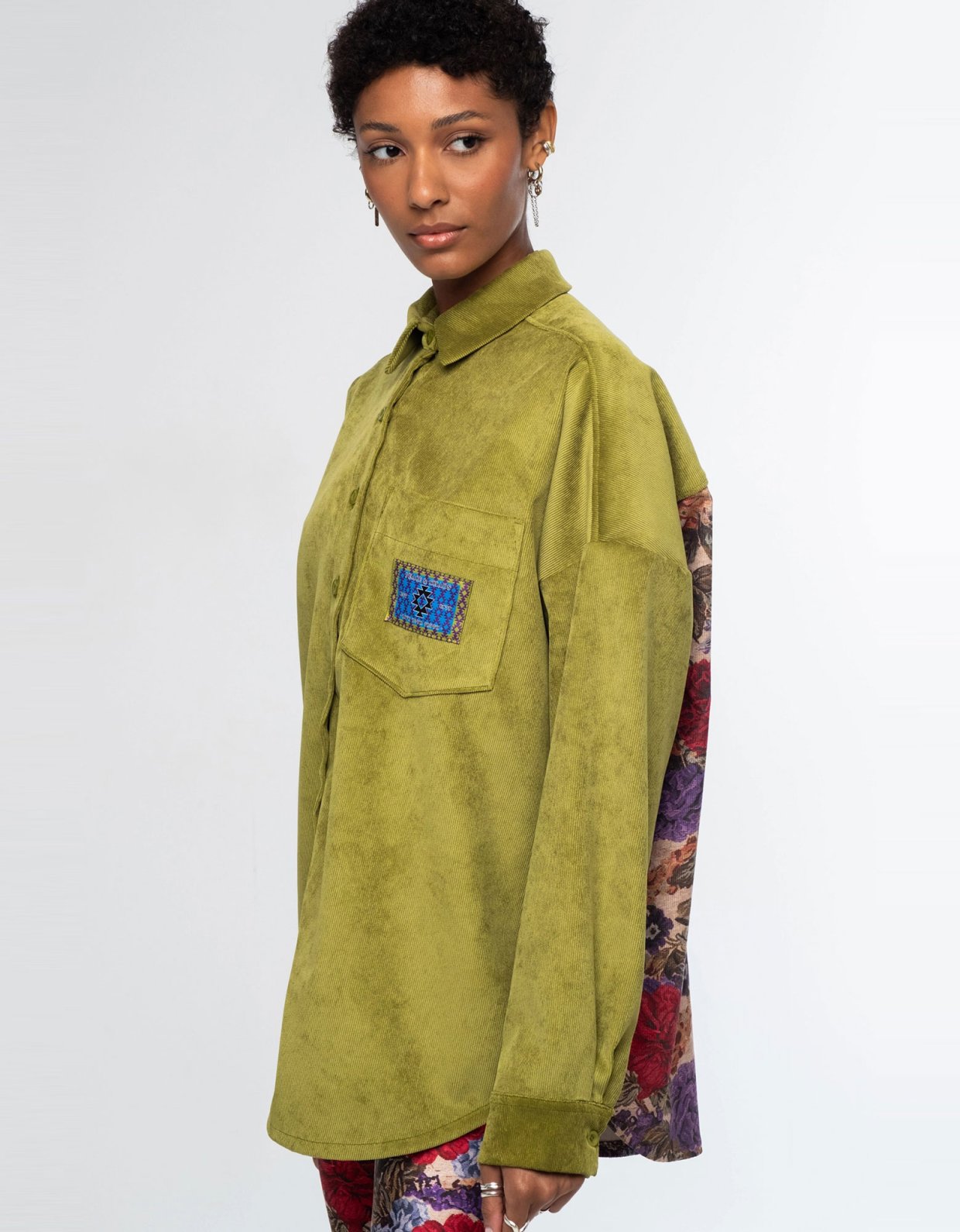 Peace and Chaos Tapestry shirt corduroy