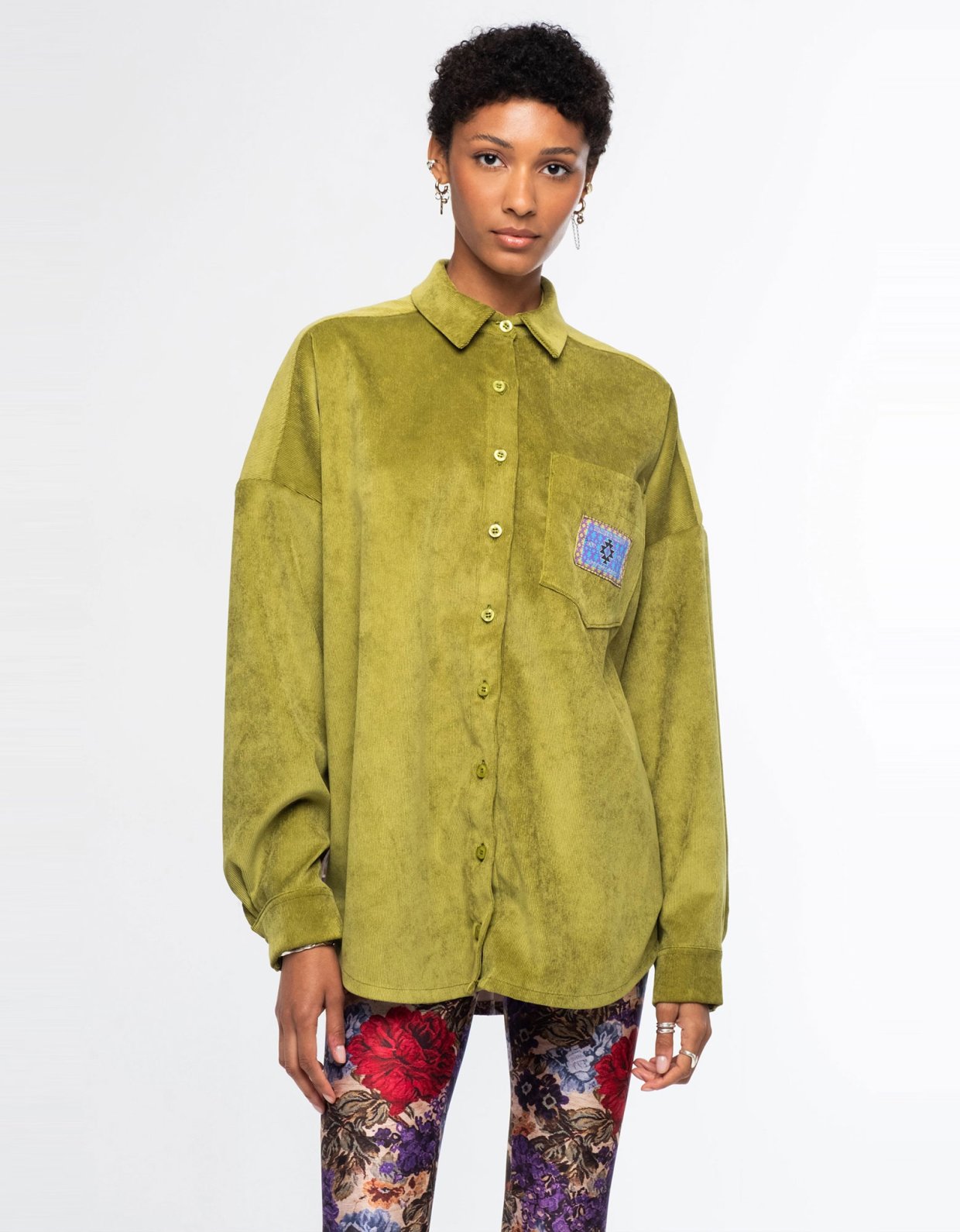 Peace and Chaos Tapestry shirt corduroy