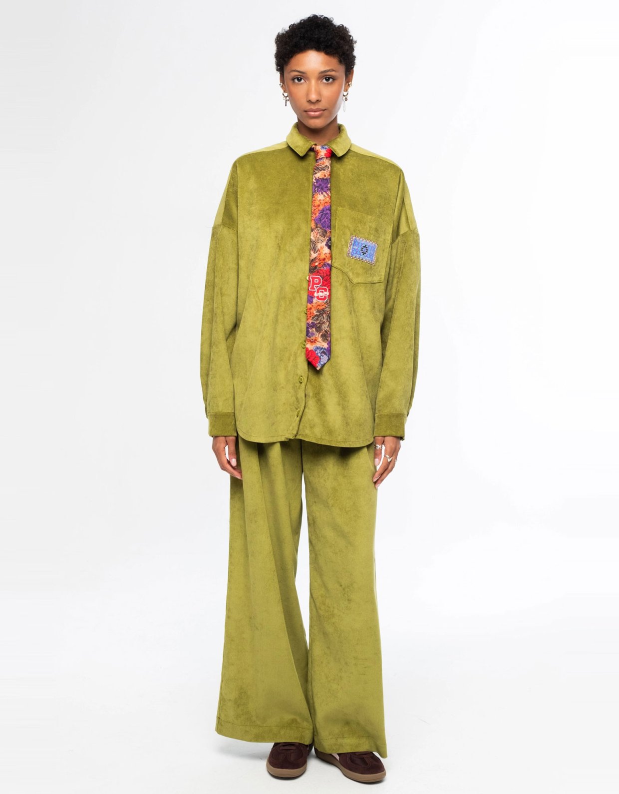 Peace and Chaos Tapestry shirt corduroy