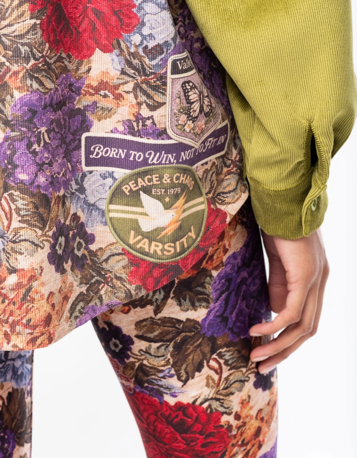 Peace and Chaos Tapestry shirt corduroy