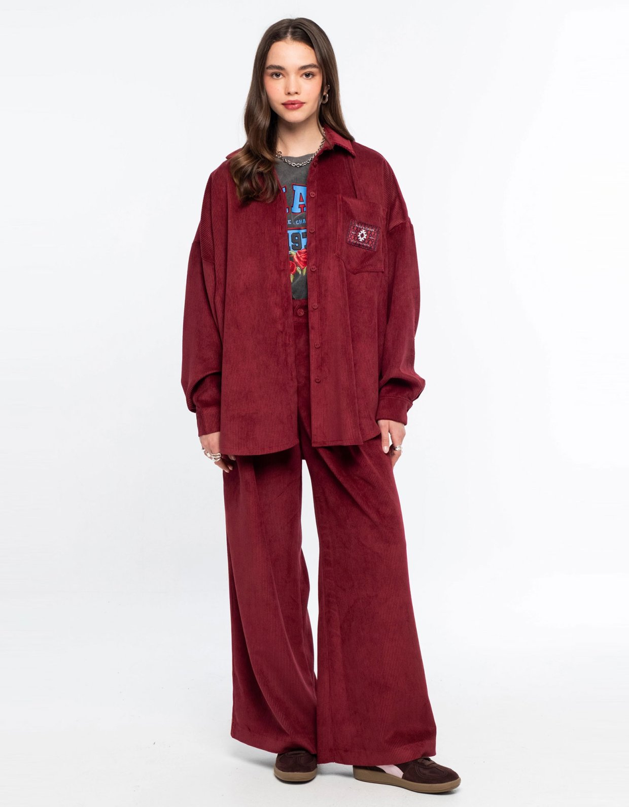 Peace and Chaos Rustic corduroy shirt