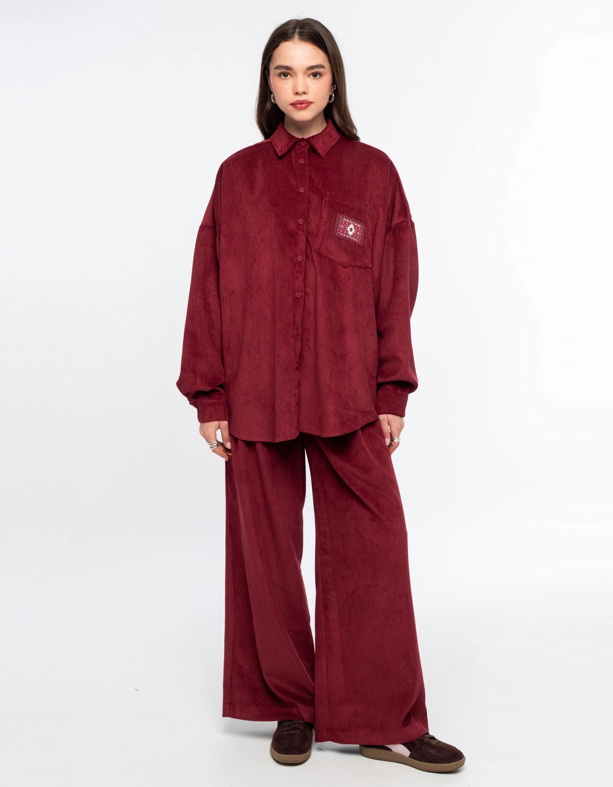 Peace and Chaos Rustic corduroy shirt