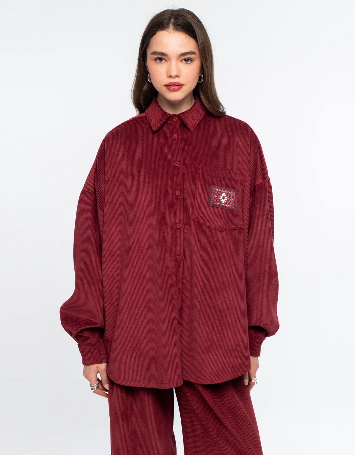 Peace and Chaos Rustic corduroy shirt
