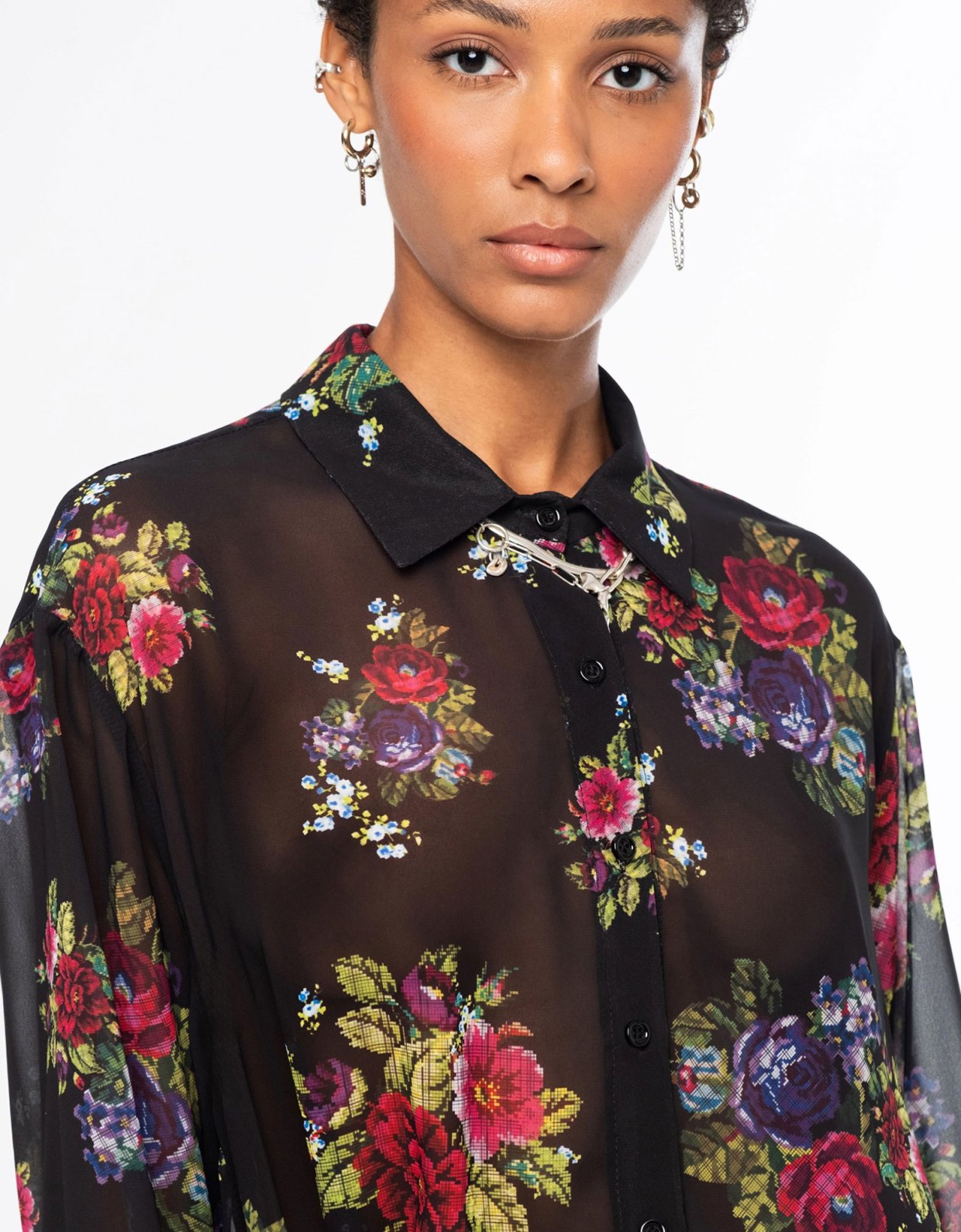 Peace and Chaos Bouquet shirt