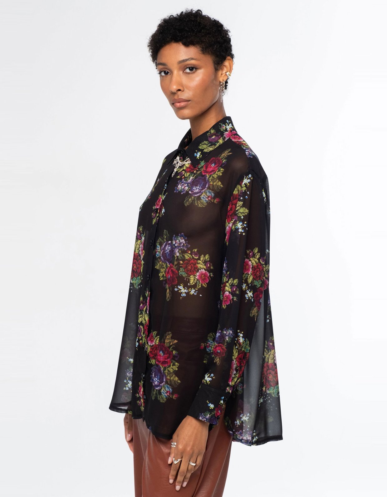 Peace and Chaos Bouquet shirt