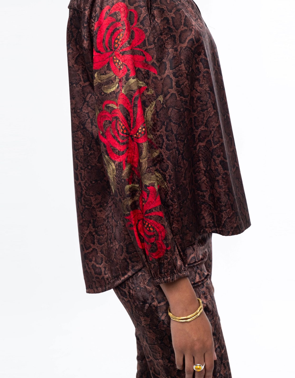 Peace and Chaos Venomous jacquard top