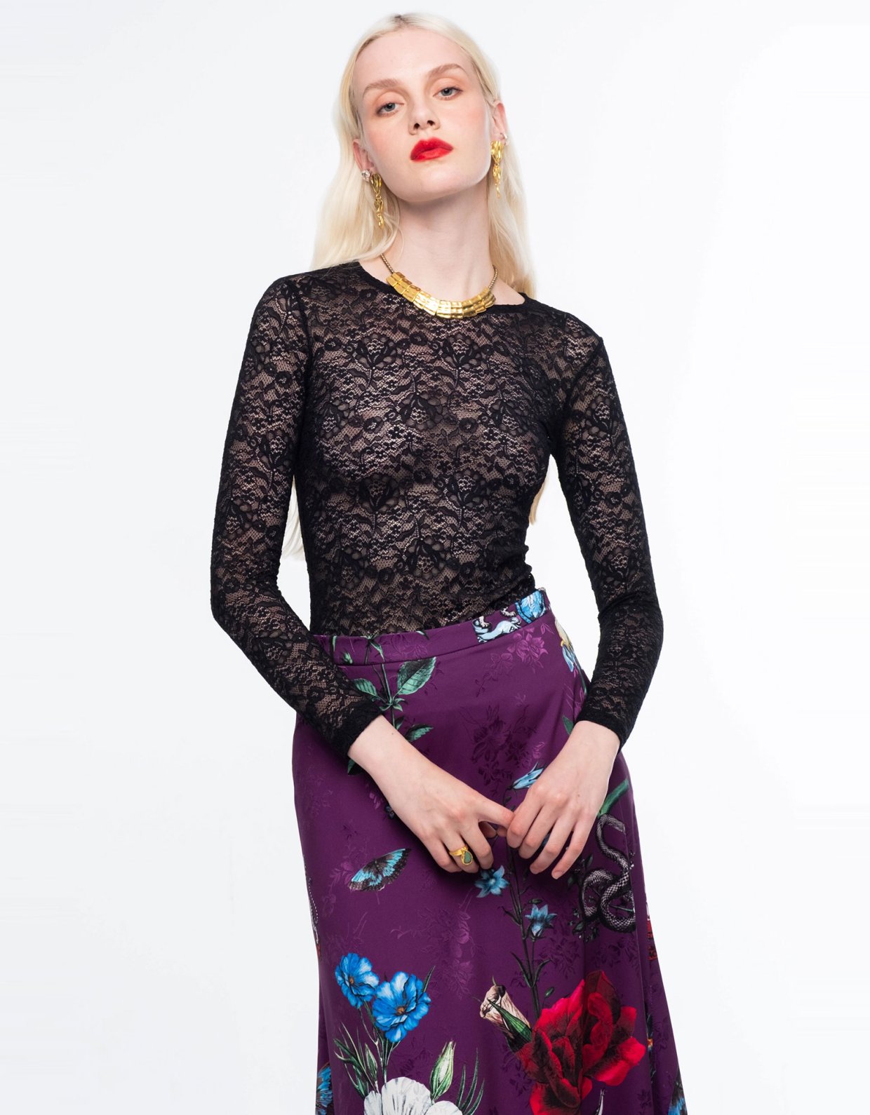 Peace and Chaos Vixen top - lace