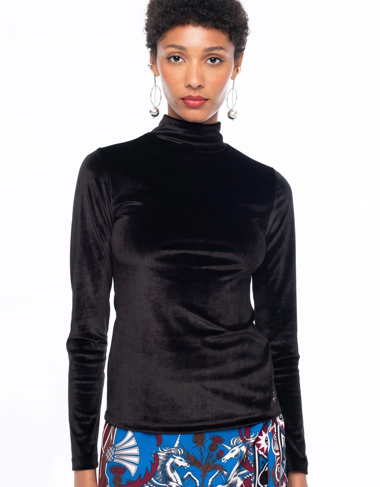 Peace and Chaos Regal velvet top
