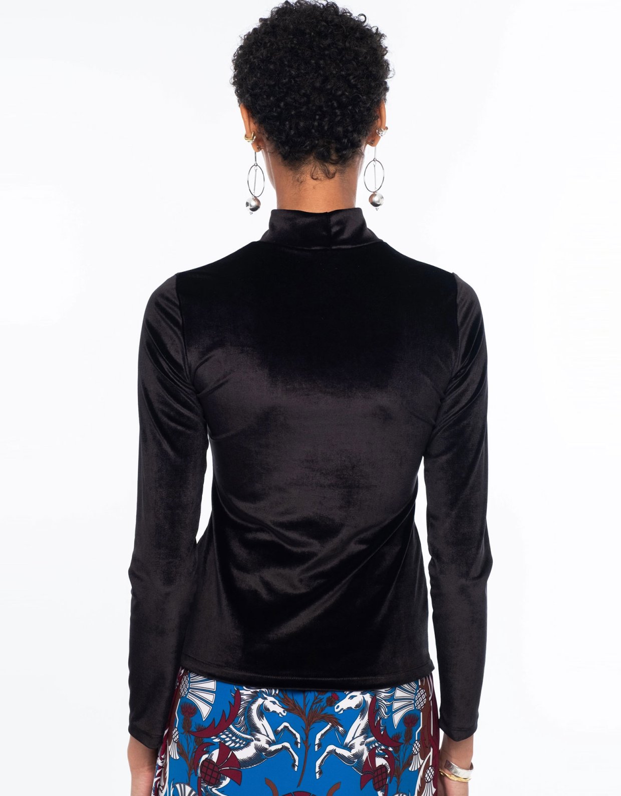 Peace and Chaos Regal velvet top