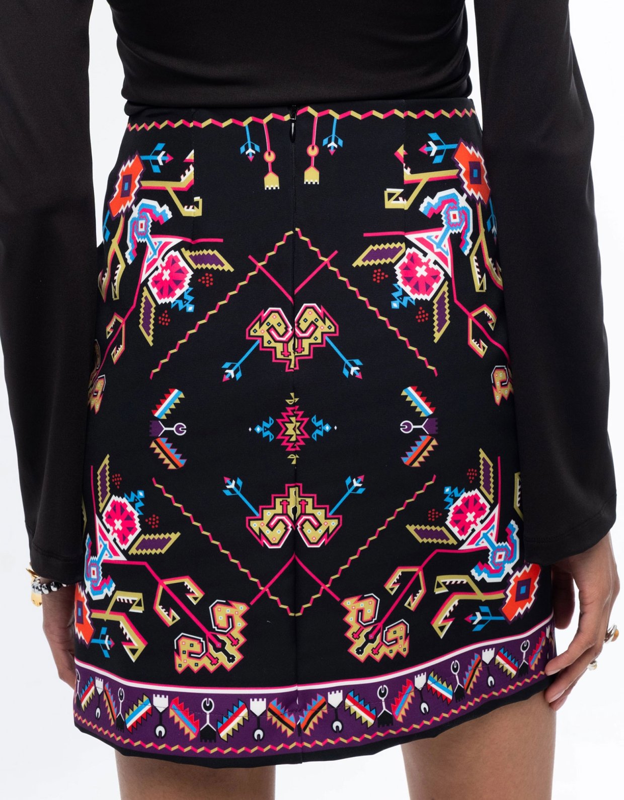 Peace and Chaos Emblem mini skirt