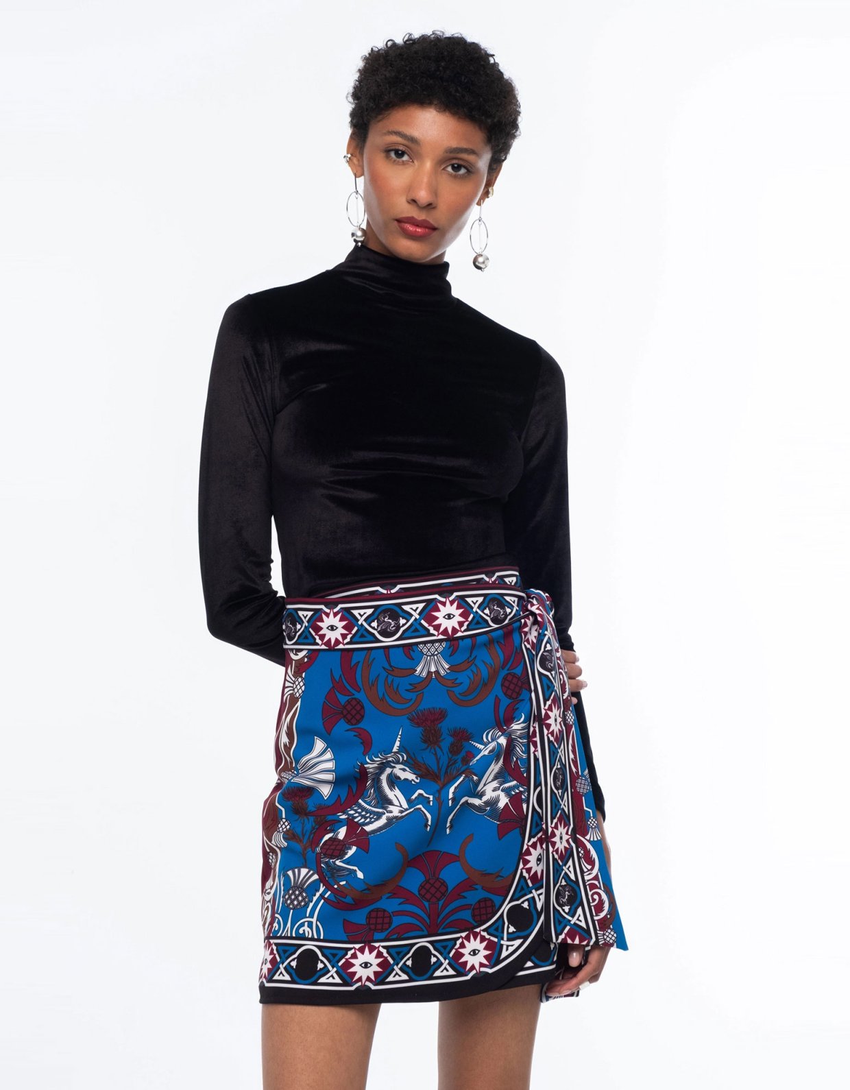 Peace and Chaos Unicorn wrap skirt