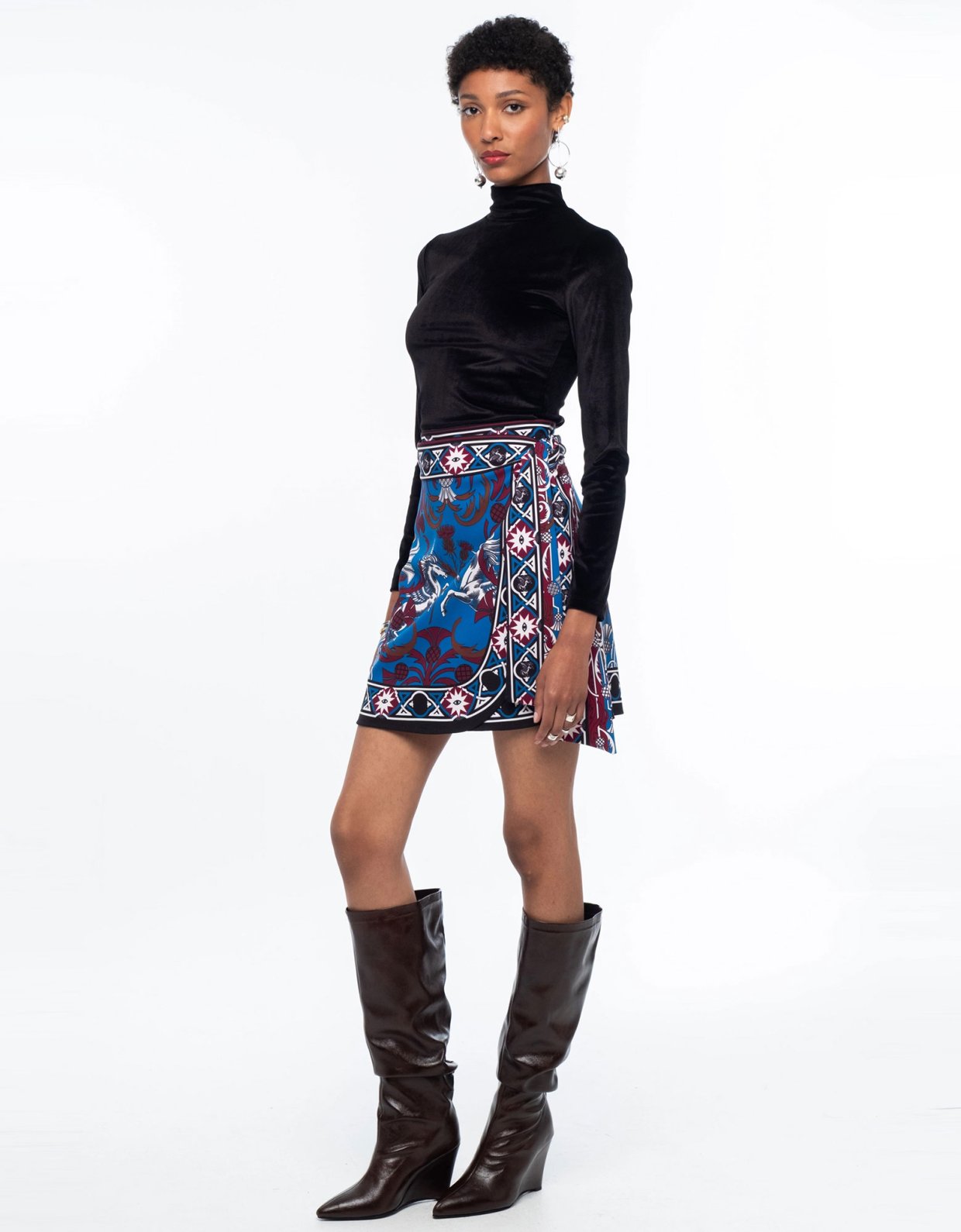 Peace and Chaos Unicorn wrap skirt