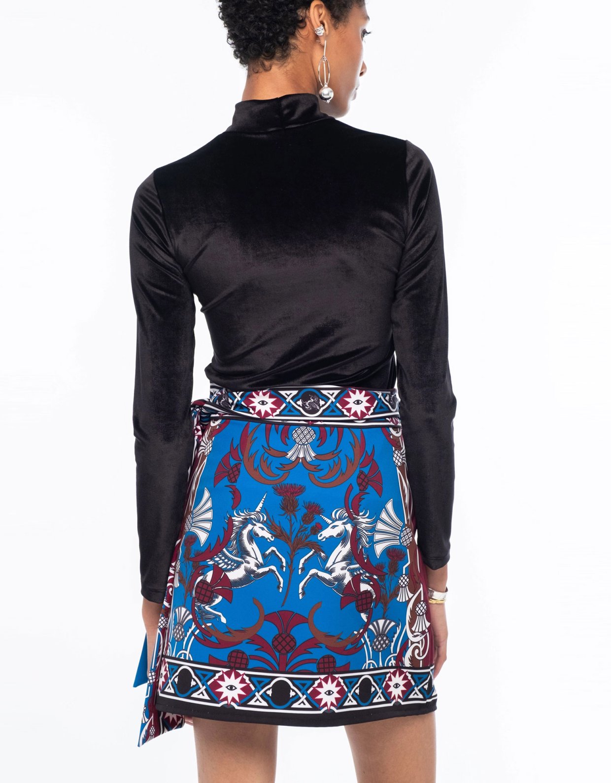 Peace and Chaos Unicorn wrap skirt