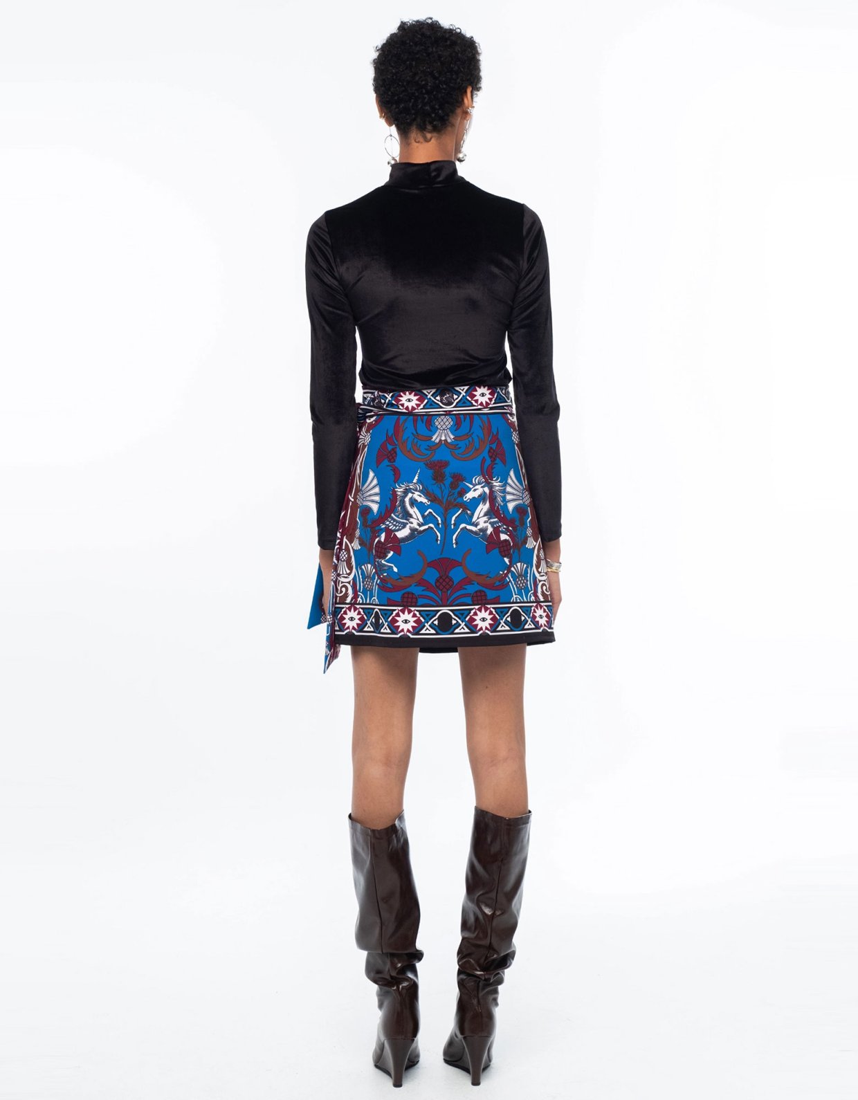 Peace and Chaos Unicorn wrap skirt
